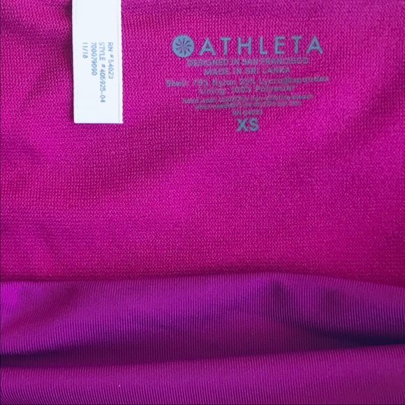 Athleta ADRIATA Fuchsia MidRise Bikini Swim Bottom - Picture 4 of 9